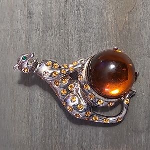 Vintage Leopard Brooch